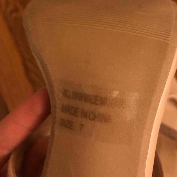 Wild Diva Nude Strappy High Heel Pumps - Picture 6 of 11